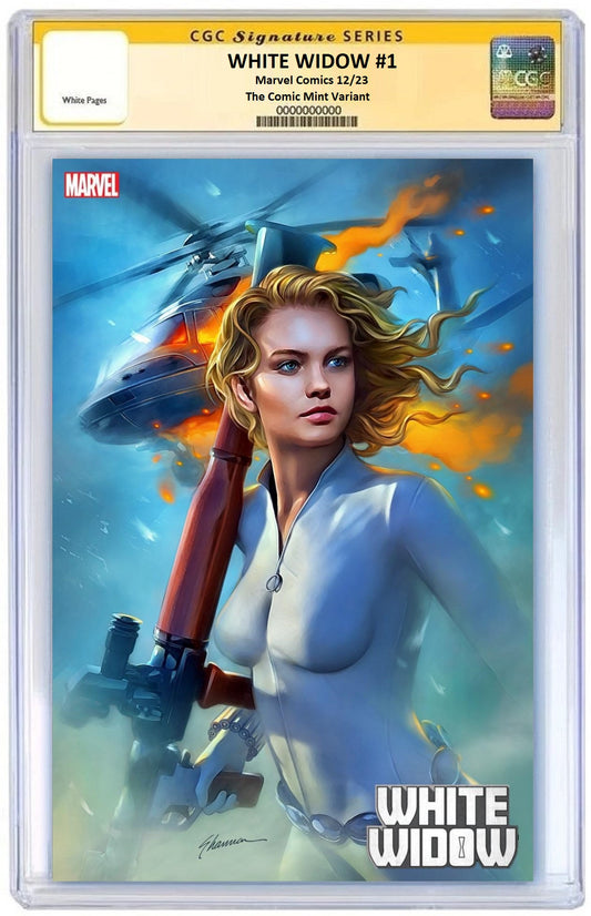 WHITE WIDOW #1 SHANNON MAER VARIANT LIMITED TO 500 COPIES WITH NUMBERED COA CGC SS PREORDER
