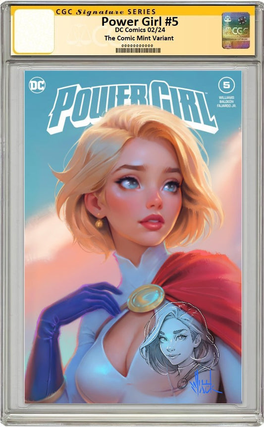 POWER GIRL #5 WILL JACK TRADE DRESS VARIANT LIMITED TO 3000 COPIES CGC REMARK PREORDER