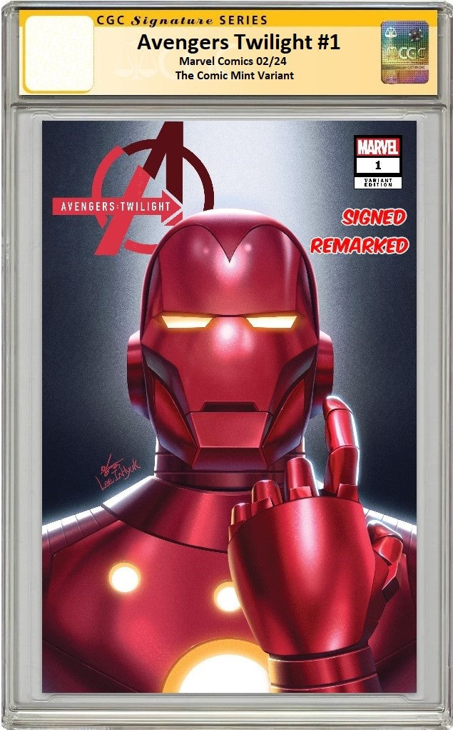 AVENGERS TWILIGHT #1 INHYUK LEE VARIANT LIMITED TO 500 COPIES WITH NUMBERED COA CGC REMARK PREORDER
