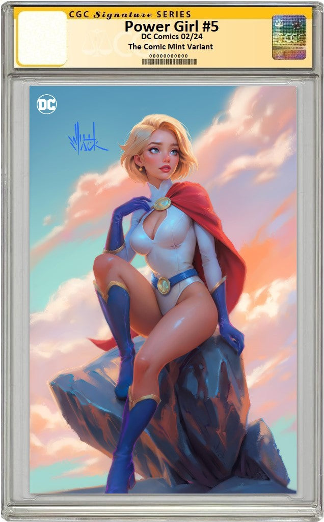 POWER GIRL #5 WILL JACK VIRGIN VARIANT LIMITED TO 1000 COPIES CGC SS PREORDER