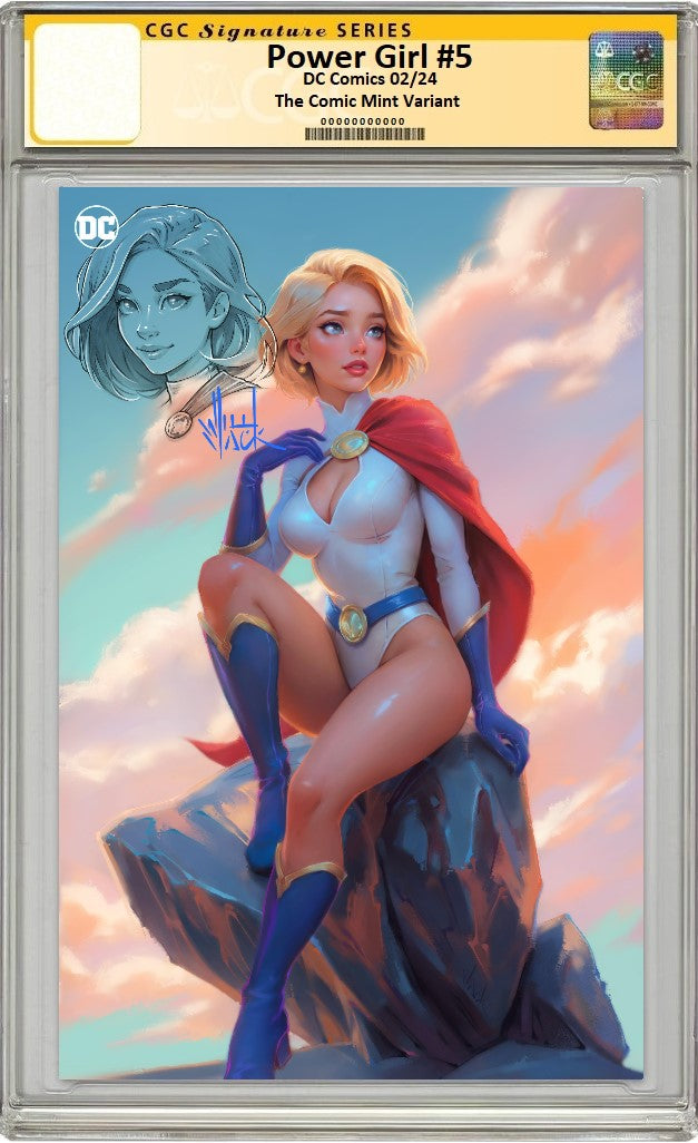 POWER GIRL #5 WILL JACK VIRGIN VARIANT LIMITED TO 1000 COPIES CGC REMARK PREORDER