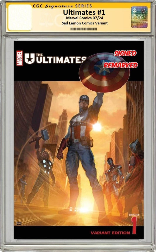 ULTIMATES #1 SKAN SRISUAWAN VARIANT LIMITED TO 600 COPIES WITH NUMBERED COA CGC REMARK PREORDER