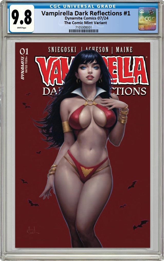 VAMPIRELLA DARK REFLECTIONS #1 WILL JACK RED TRADE DRESS VARIANT LIMITED TO 1000 COPIES - RAW & CGC OPTIONS