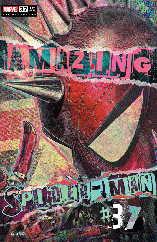 AMAZING SPIDER-MAN #37 JOHN GIANG SPIDER-PUNK ANARCHY TRADE VARIANT LIMITED TO 3000 COPIES