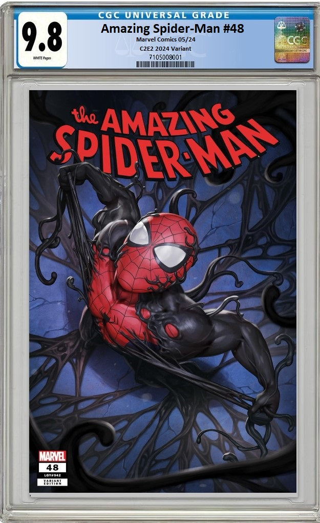 AMAZING SPIDER-MAN #48 WOO CHUL LEE C2E2 2024 VARIANT LIMITED TO 400 COPIES WITH NUMBERED COA - RAW & GRADED OPTIONS