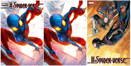 EDGE OF SPIDER-VERSE #3 IVAN TAO TRADE/VIRGIN VARIANT SET LIMITED TO 1000 SETS + 1:25 VARIANTS