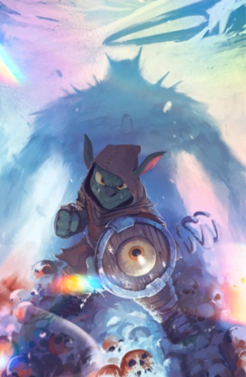 D'ORC #1 3RD PTG KEVIN MALLQUI (SEEKEVDRAW) VIRGIN FOIL MEGACON VARIANT LIMITED TO 400 COPIES