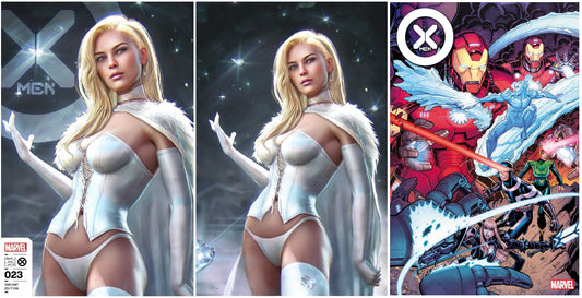 X-MEN #23 TIAGO DA SILVA TRADE/VIRGIN VARIANT SET LIMITED TO 600 SETS WITH NUMBERED COA + 1:25 BRADSHAW VARIANT