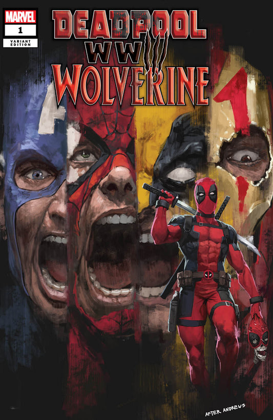 DEADPOOL WOLVERINE WWIII #1 SKAN SRISUWAN HOMAGE VARIANT LIMITED TO 600 COPIES WITH NUMBERED COA
