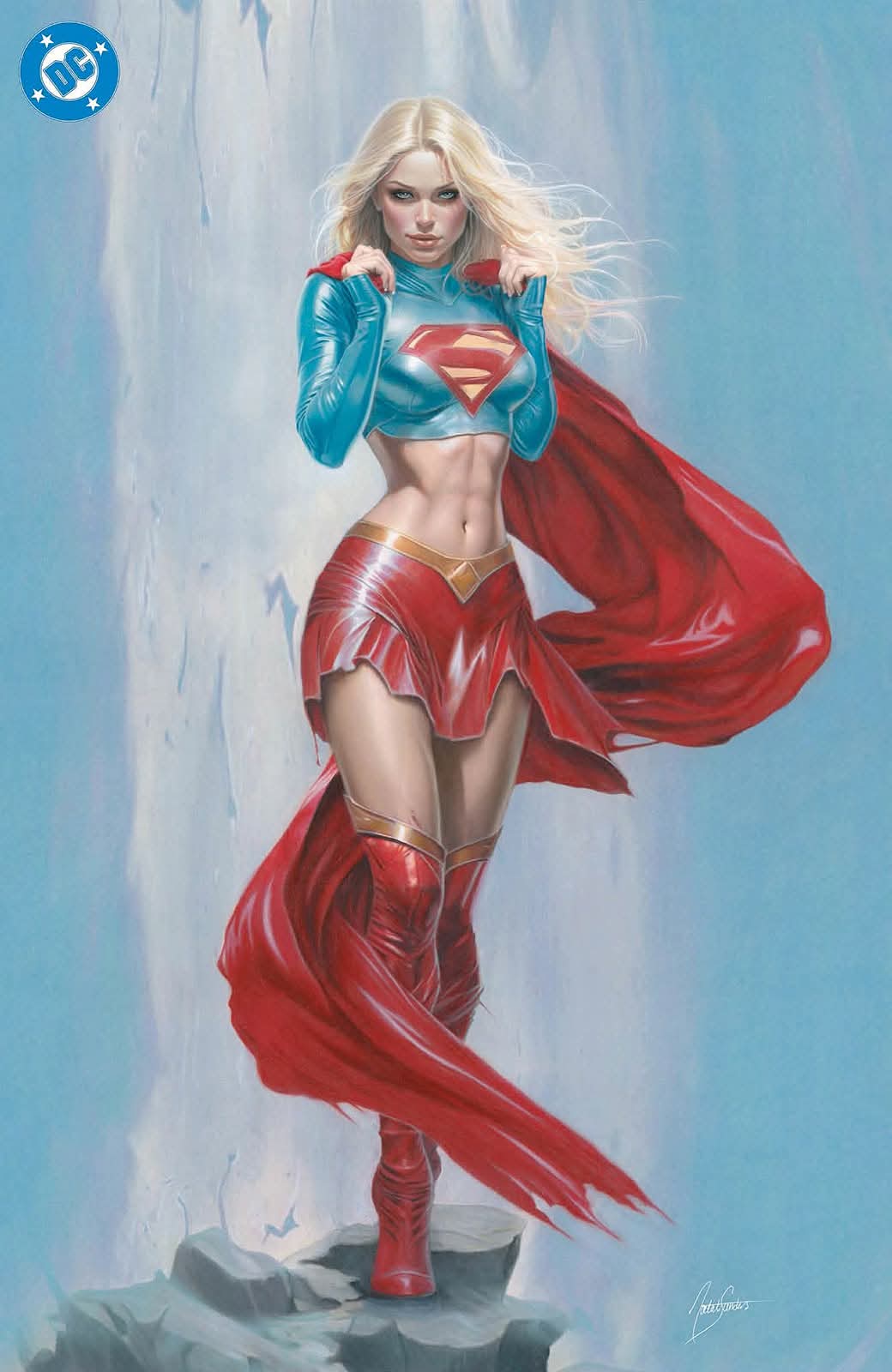 SUPERGIRL (2005) #1 NATALI SANDERS MICHAEL TURNER HOMAGE VARIANT LIMITED TO 1000 COPIES - SAD LEMON COMICS