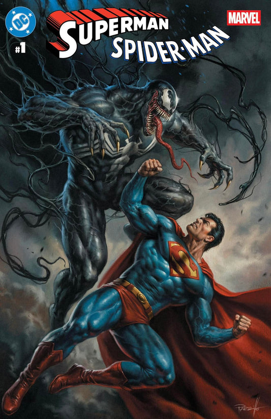 DC MARVEL SUPERMAN SPIDER-MAN #1 LUCIO PARILLO VARIANT LIMITED TO 800 COPIES