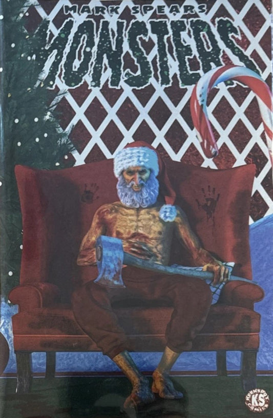 MARK SPEARS MONSTERS #8 A62 1:666 TINSEL & TERROR FOIL BLIND BAG VARIANT