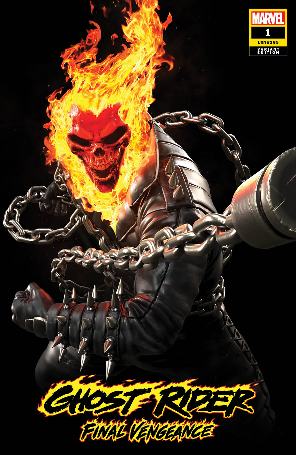 GHOST RIDER FINAL VENGEANCE #1 RAFAEL GRASSETTI VARIANT LIMITED TO 600 COPIES WITH NUMBERED COA