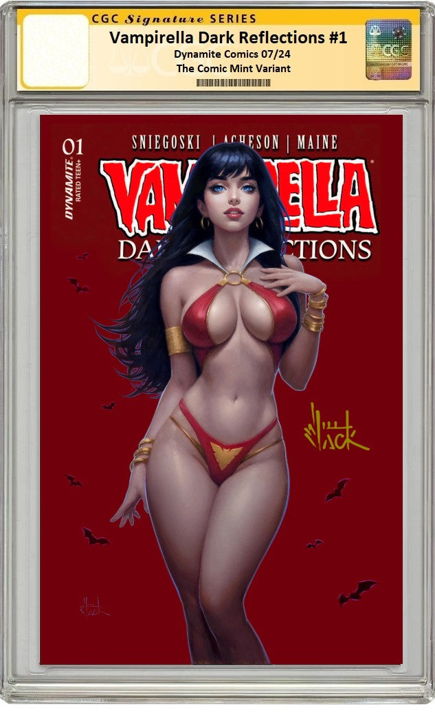 VAMPIRELLA DARK REFLECTIONS #1 WILL JACK RED TRADE DRESS VARIANT LIMITED TO 1000 COPIES - RAW & CGC OPTIONS