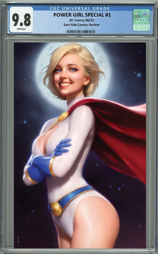 POWER GIRL SPECIAL #1 WILL JACK VIRGIN A VARIANT LIMITED TO 2000 CGC 9.8 PREORDER