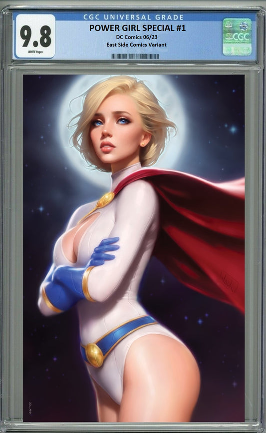 POWER GIRL SPECIAL #1 WILL JACK VIRGIN B VARIANT LIMITED TO 1500 CGC 9.8 PREORDER