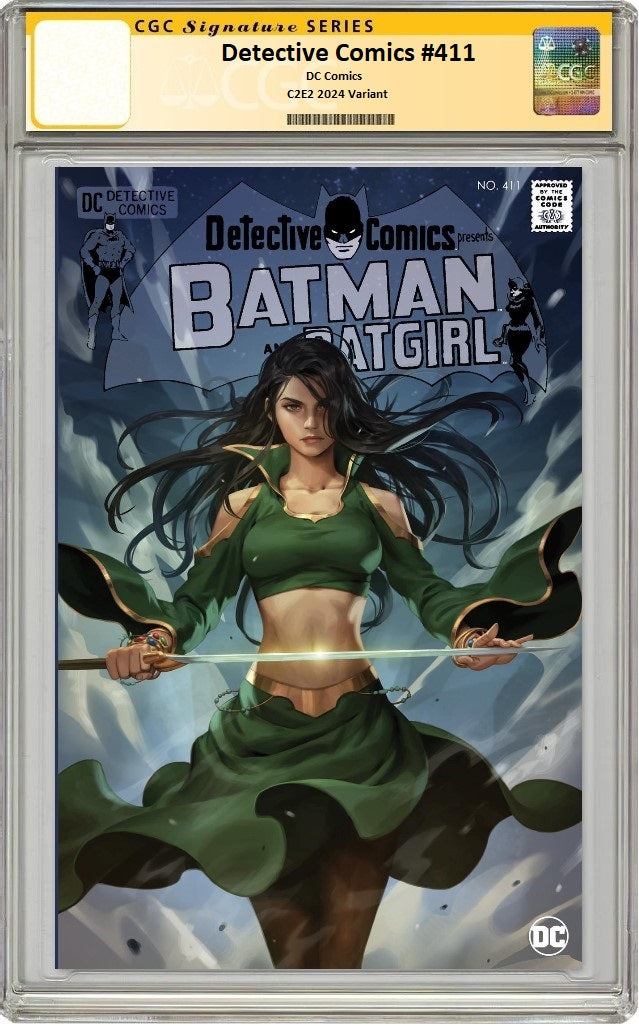 DETECTIVE COMICS #411 (1ST TALIA AL GHUL) WOO CHUL LEE C2E2 2024 VARIANT LIMITED TO 400 COPIES WITH NUMBERED COA - RAW & GRADED OPTIONS