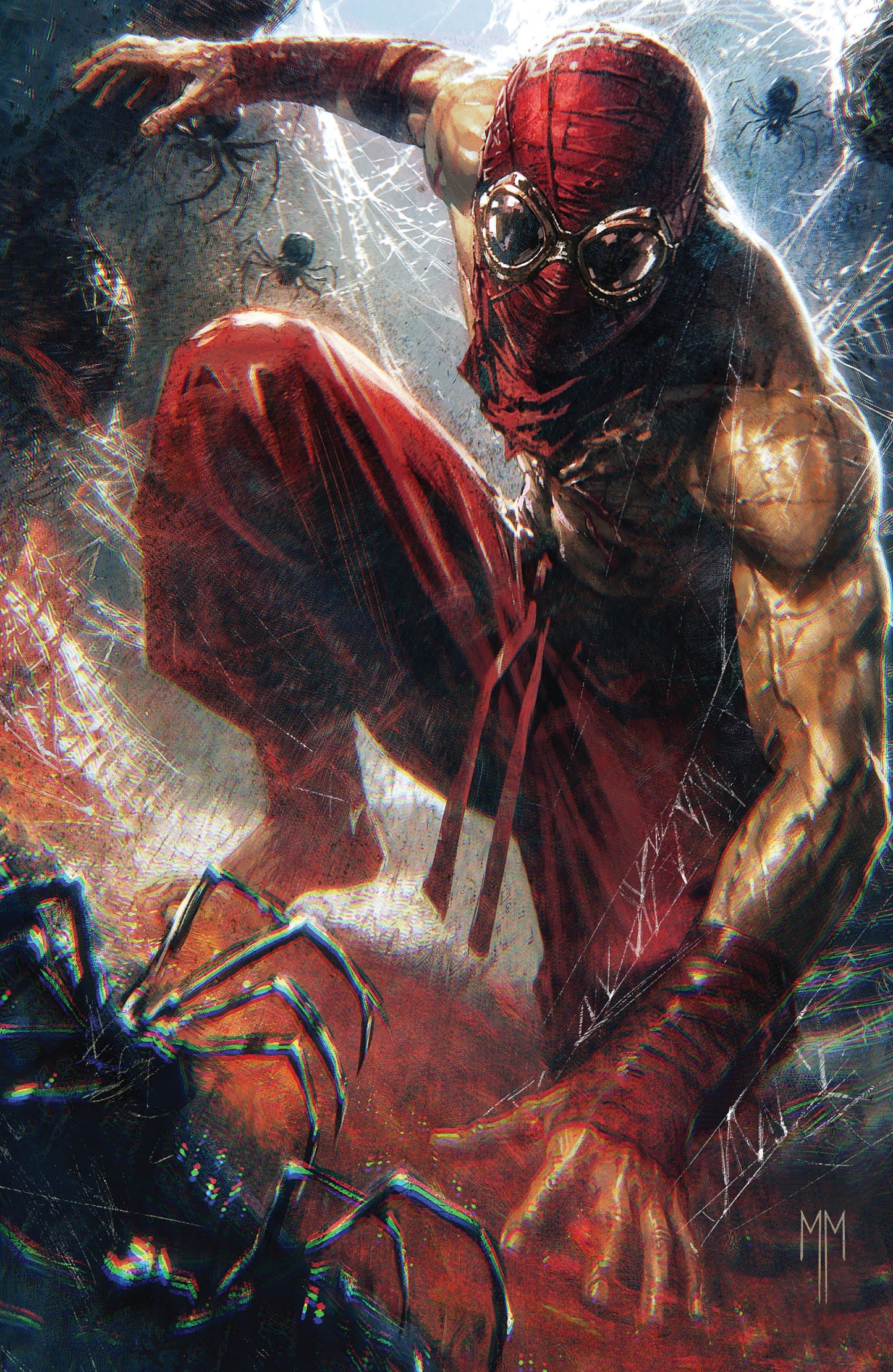MIDNIGHT SPIDER-MAN #1 MARCO MASTRAZZO VIRGIN VARIANT LIMITED TO 800 COPIES