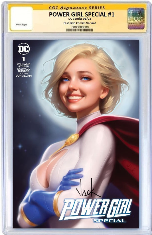 POWER GIRL SPECIAL #1 WILL JACK TRADE DRESS VARIANT LIMITED TO 3000 CGC SS PREORDER