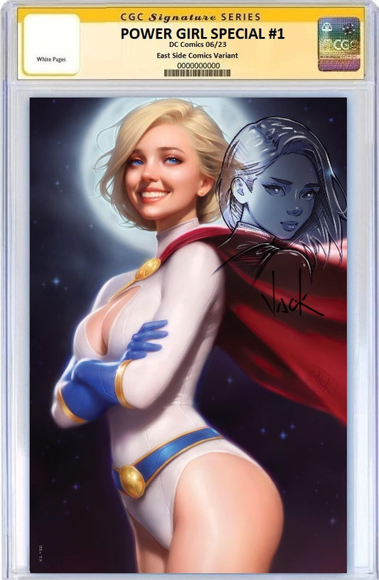 POWER GIRL SPECIAL #1 WILL JACK VIRGIN A VARIANT LIMITED TO 2000 CGC REMARK PREORDER