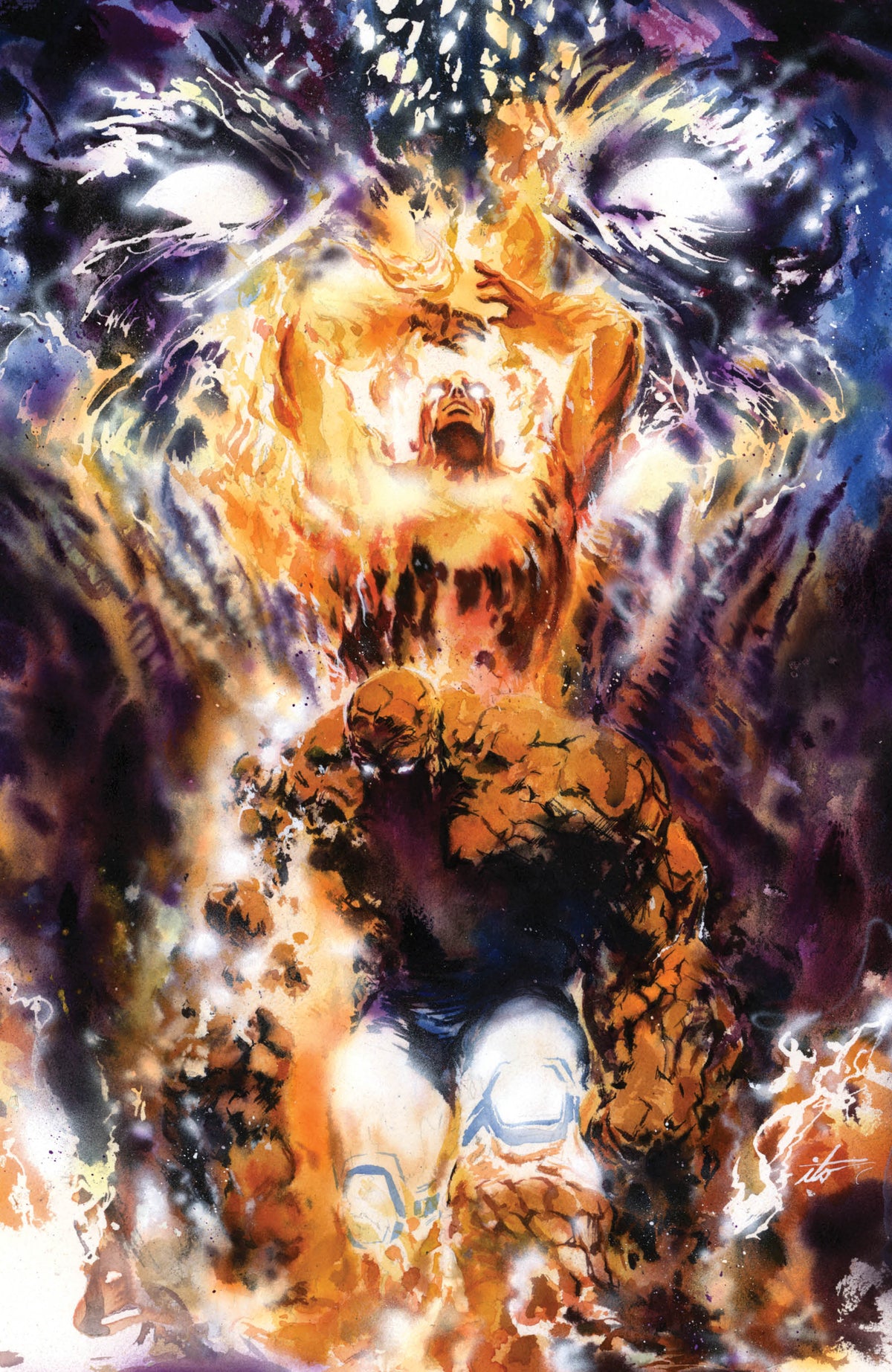 MIDNIGHT FANTASTIC FOUR #1 ITO NYCC 2026 VIRGIN VARIANT LIMITED TO 800 COPIES