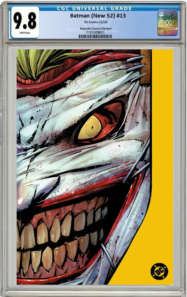 BATMAN (NEW 52) #13 GREG CAPULLO NYCC 2025 GOLD FOIL VRGIN VARIANT LIMITED TO 500 COPIES CGC 9.8 PREORDER