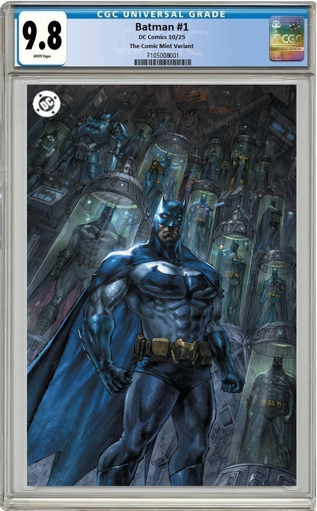 BATMAN #1 ALAN QUAH NYCC 2025 VIRGIN VARIANT LIMITED TO 500 COPIES CGC 9.8 PREORDER
