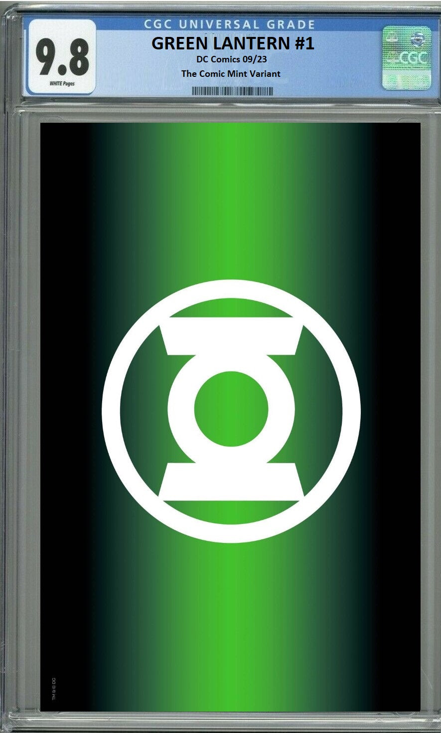 NYCC 2023 GREEN LANTERN #1 JUSTICE LEAGUE LOGO FOIL VARIANT LIMITED TO 1200 COPIES - RAW & GRADED OPTIONS