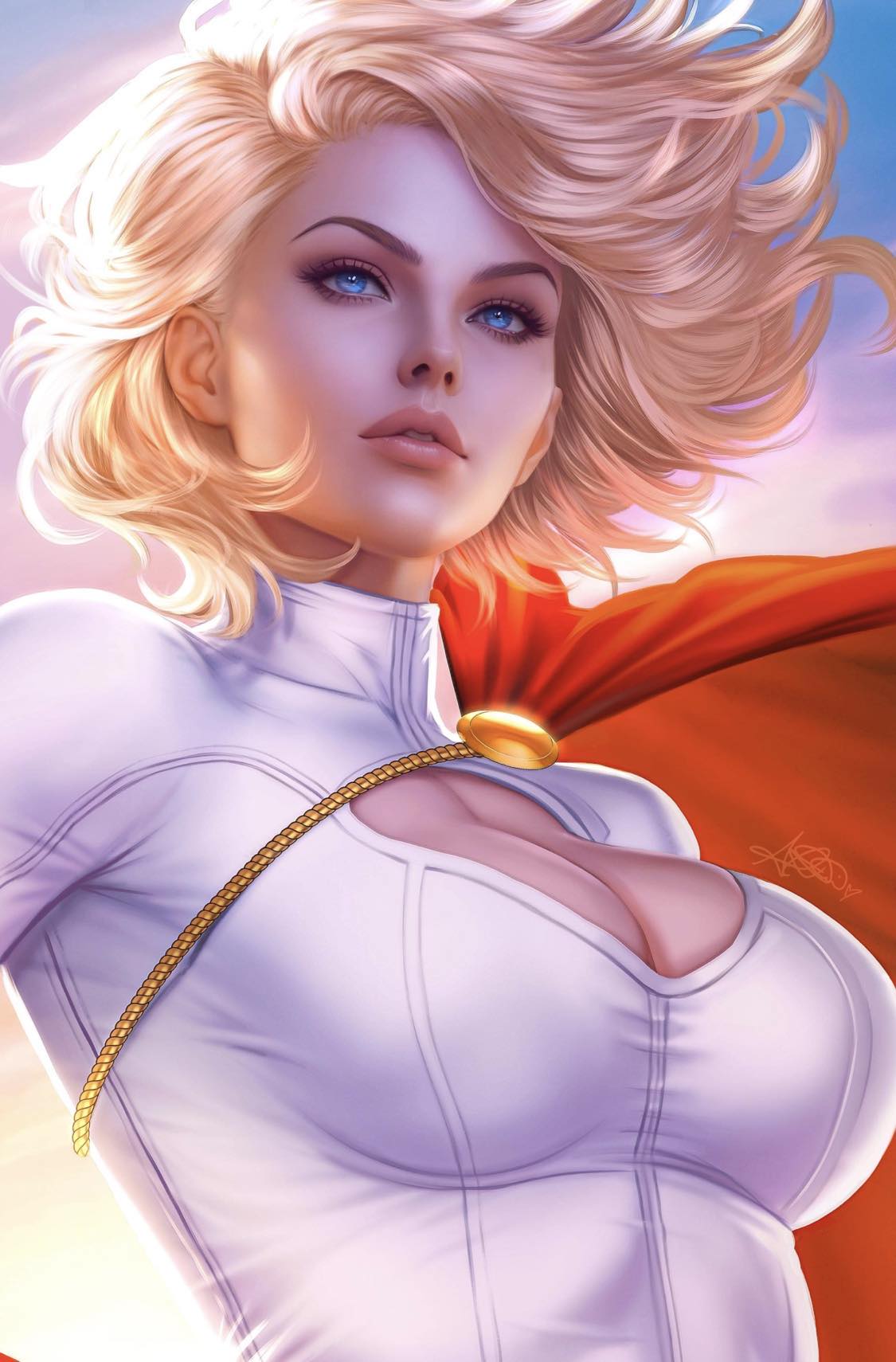 NYCC 2023 POWER GIRL #1 ARIEL DIAZ VIRGIN FOIL VARIANT LIMITED TO 1000 COPIES - RAW & GRADED OPTIONS
