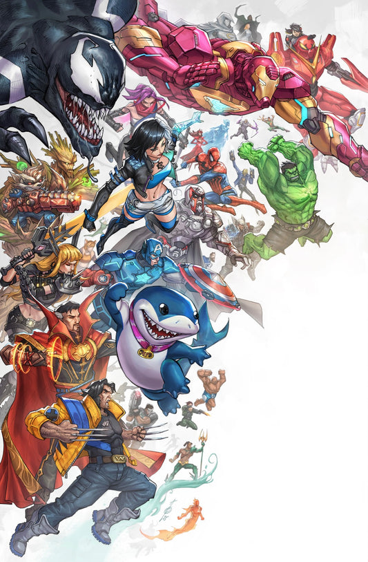 MARVEL RIVALS #1 ALAN QUAH NYCC 2025 VIRGIN VARIANT LIMITED TO 800 COPIES