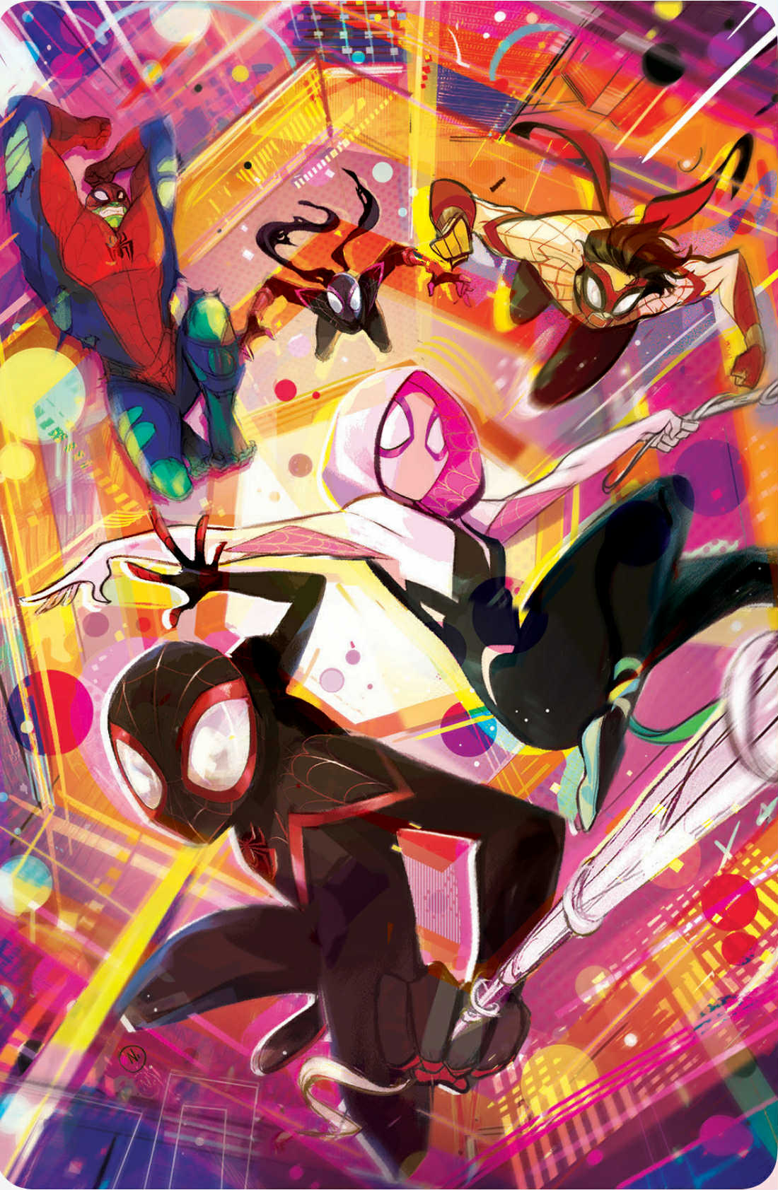 WEB OF SPIDERVERSE NEW BLOOD #1 NICOLETTA BALDARI NYCC 2025 VIRGIN VAR ...