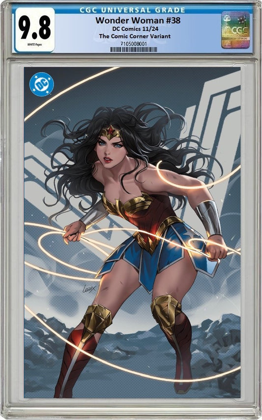 WONDER WOMAN #38 LEIRIX LI NYCC 2025 VIRGIN VARIANT LIMITED TO 500 COPIES CGC 9.8 PREORDER