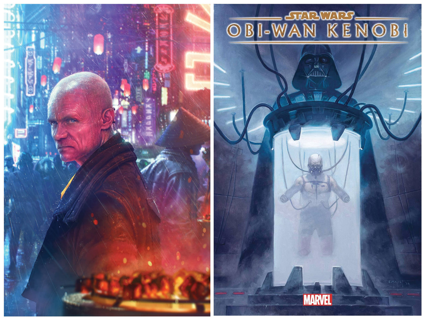 STAR WARS OBI-WAN KENOBI #2 RAHZZAH VIRGIN VARIANT LIMITED TO 600 COPIES WITH NUMBERED COA  + 1:25 EM GIST VARIANT