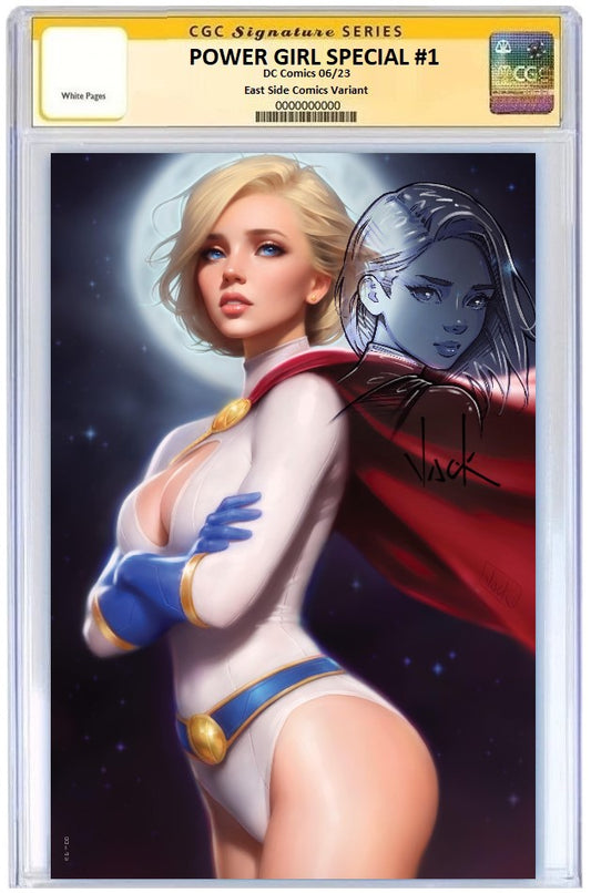 POWER GIRL SPECIAL #1 WILL JACK VIRGIN B VARIANT LIMITED TO 1500 CGC REMARK PREORDER