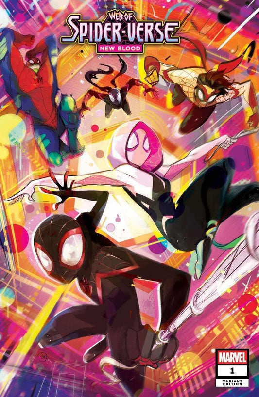 WEB OF SPIDERVERSE NEW BLOOD #1 NICOLETTA BALDARI VARIANT LIMITED TO 600 COPIES WITH NUMBERED COA