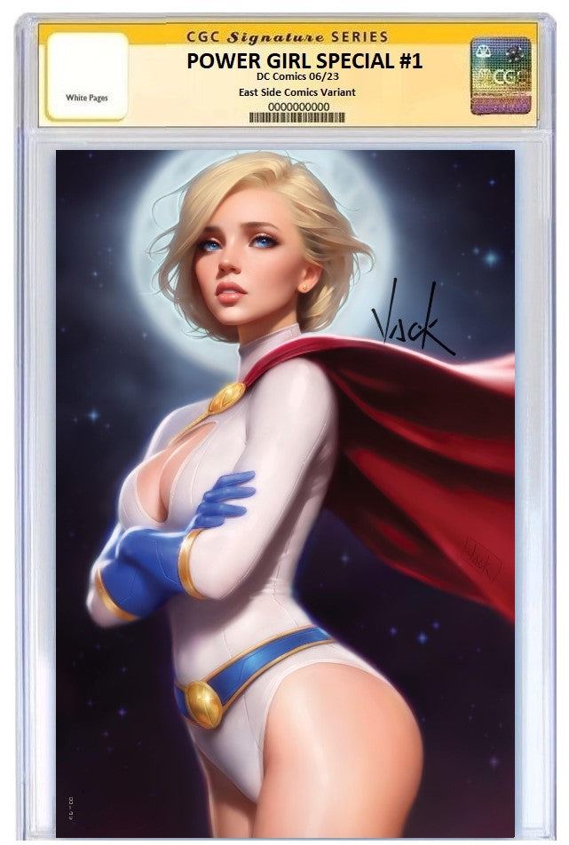 POWER GIRL SPECIAL #1 WILL JACK VIRGIN B VARIANT LIMITED TO 1500 CGC SS PREORDER