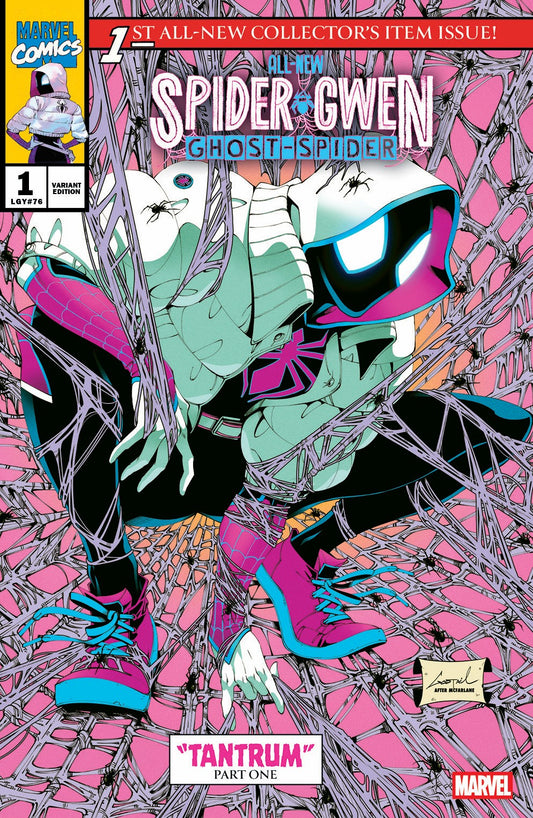 ALL-NEW SPIDER-GWEN: THE GHOST-SPIDER #1  GODTAIL PINK MASKED NYCC 2025 HOMAGE VARIANT LIMITED TO 800 COPIES