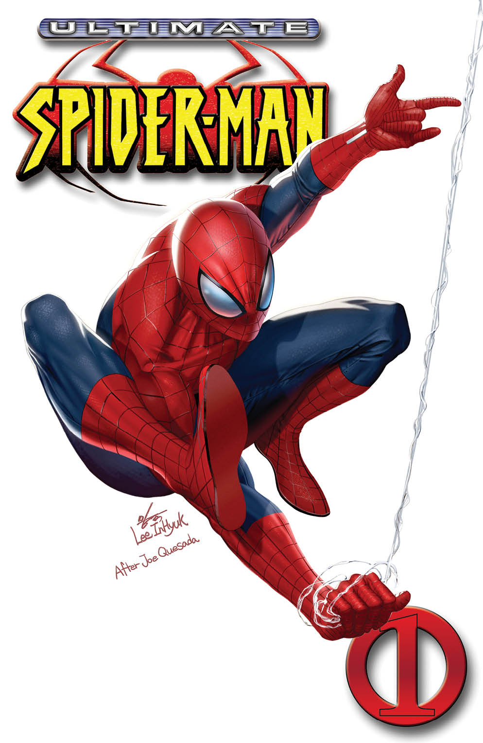 ULTIMATE SPIDER-MAN #1 INHYUK LEE PHILIDELPHIA FAN EXPO CLASSIC TRADE VARIANT LIMITED TO 800 COPIES WITH NUMBERED COA