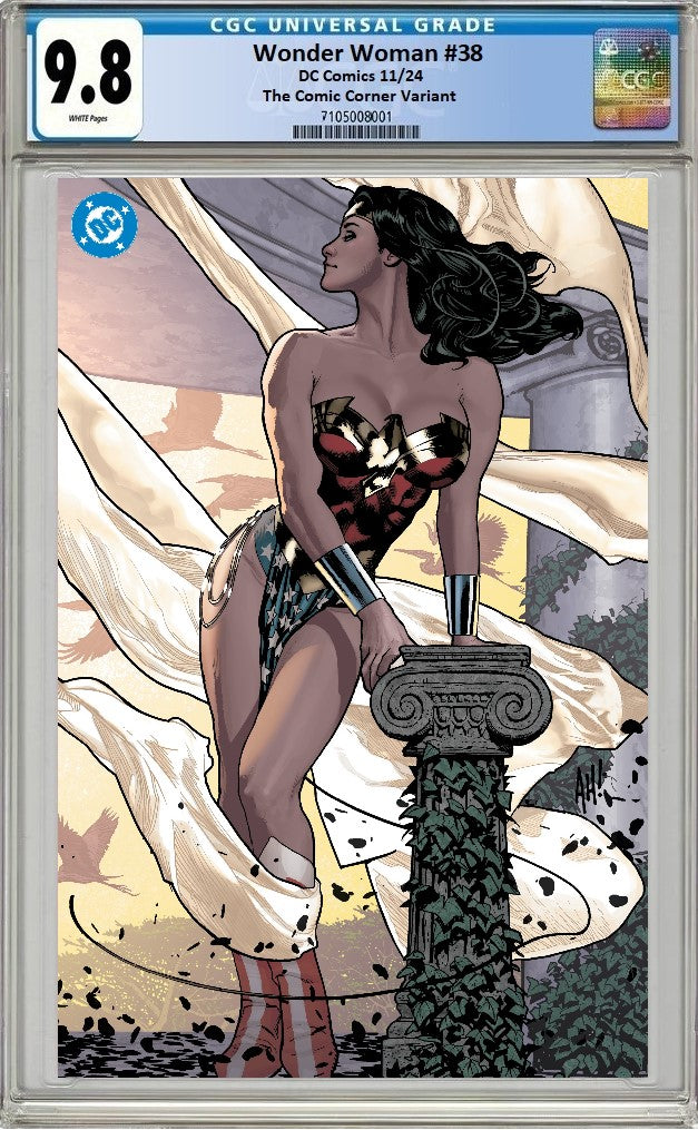WONDER WOMAN #38 NYCC 2024 ADAM HUGHES FOIL VIRGIN VARIANT LIMITED TO 600 COPIES