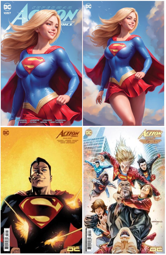 ACTION COMICS #1057 WILL JACK TRADE/VIRGIN VARIANT SET LIMITED TO 1500 SETS + 1:25 & 1:50 VARIANT