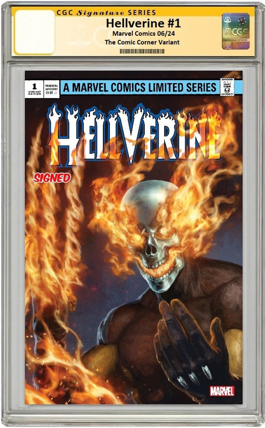 HELLVERINE #1 SKAN SRISUWAN VARIANT LIMITED TO 800 COPIES WITH NUMBERED COA CGC SS PREORDER