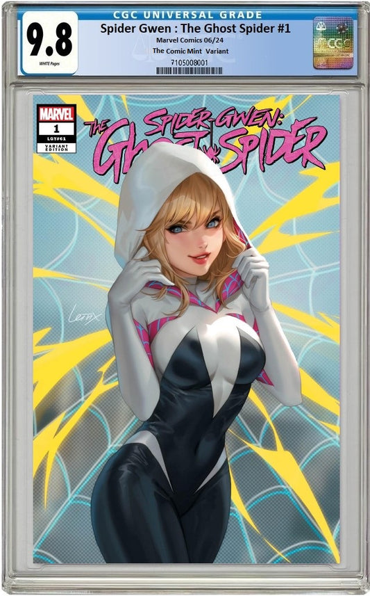 SPIDER-GWEN THE GHOST-SPIDER #1 LEIRIX LI VARANT LIMITED TO 500 COPIES WITH NUMBERED COA CGC 9.8 PREORDER