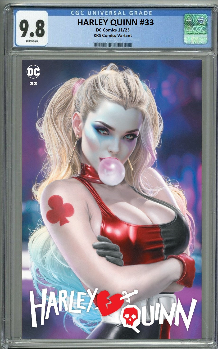 HARLEY QUINN #33 NATALI SANDERS TRADE DRESS VARIANT LIMITED TO 3000 COPIES CGC 9.8 PREORDER