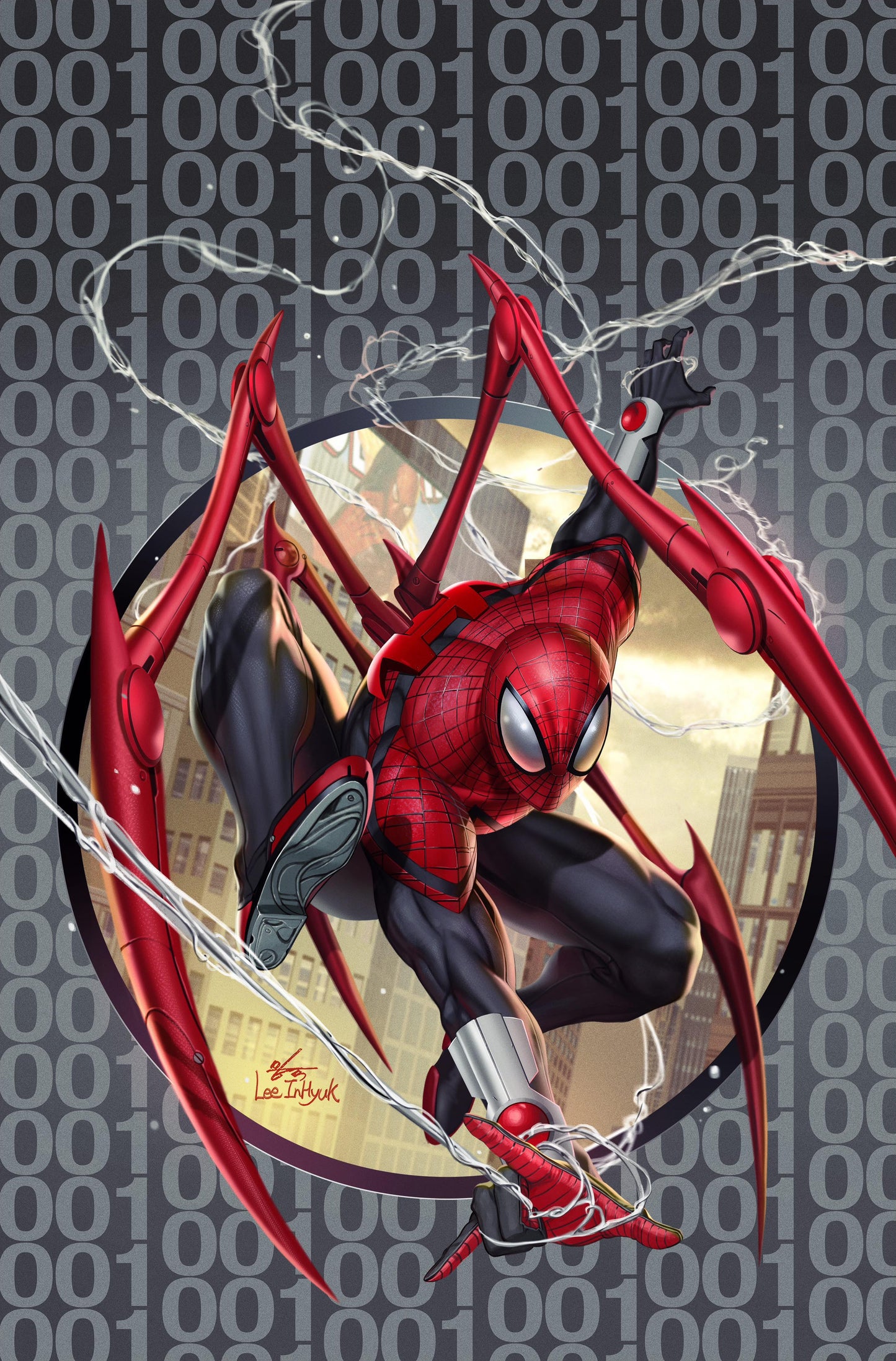 SUPERIOR SPIDER-MAN #1 INHYUK LEE GREY VIRGIN VARIANT LIMITED TO 600 COPIES WITH NUMBERED COA