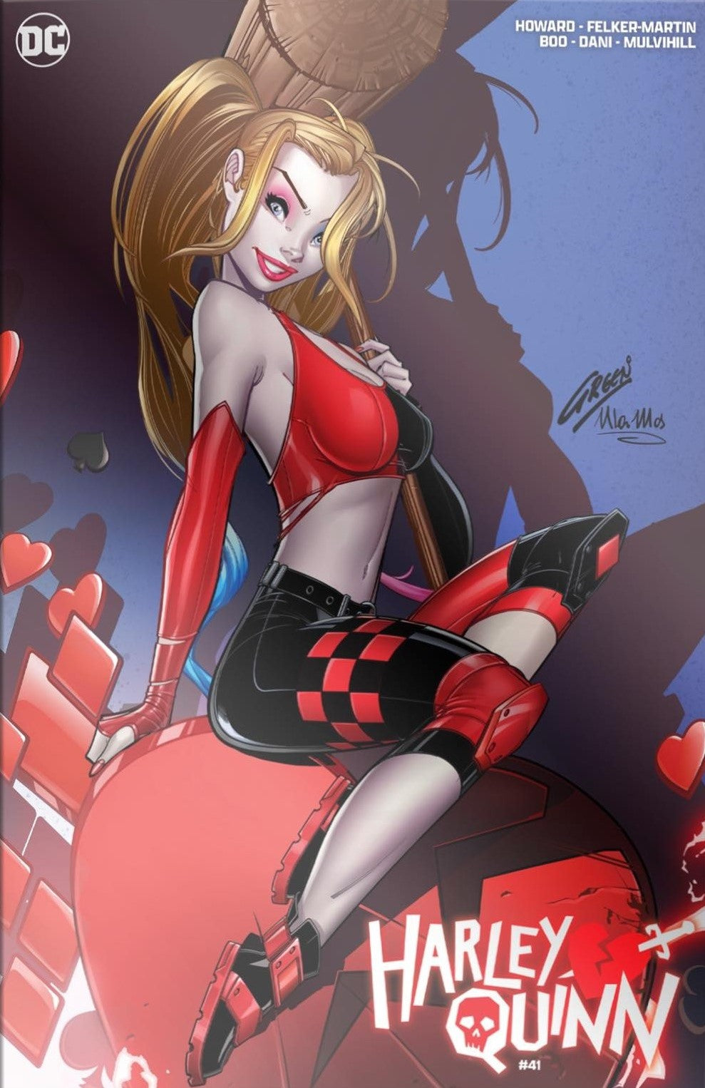 HARLEY QUINN #41 PAUL GREEN FOIL VARIANT LIMITED TO 500 COPIES WITH NUMBERED COA