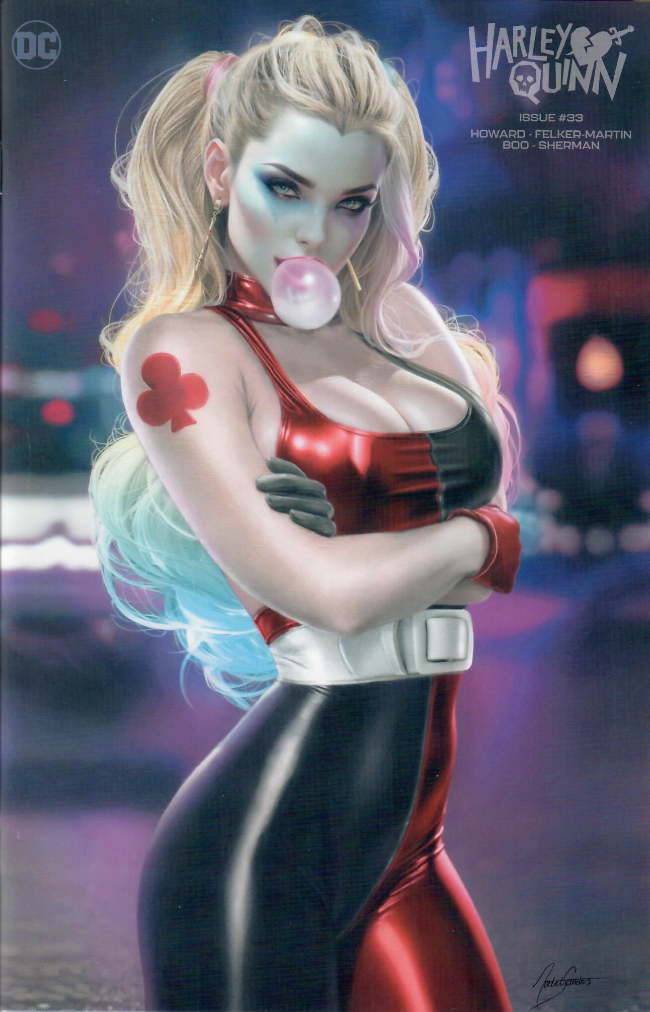 HARLEY QUINN #33 NATALI SANDERS VIRGIN VARIANT LIMITED TO 600 COPIES WITH NUMBERED COA CGC SS PREORDER & FREE RAW MINIMAL TRADE DRESS VARIANT LIMITED TO 1500 COPIES