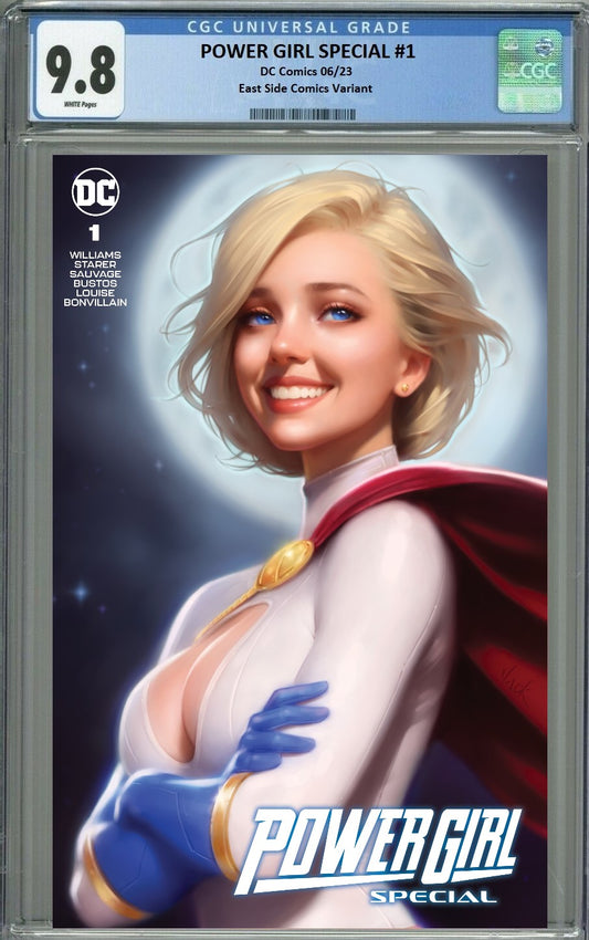 POWER GIRL SPECIAL #1 WILL JACK TRADE DRESS VARIANT LIMITED TO 3000 CGC 9.8 PREORDER
