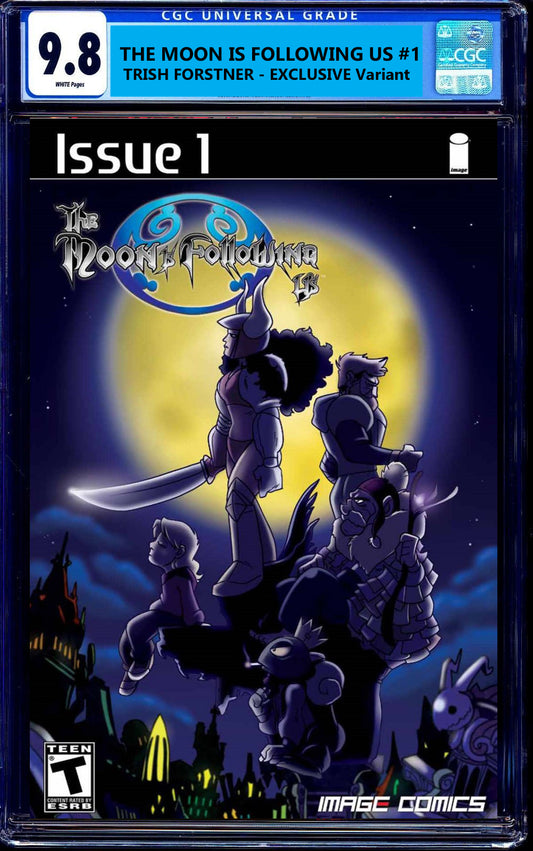 THE MOON IS FOLLOWING US #1 FORSTNER KINGDOM HEARTS HOMAGE LIMITED TO 300 COPIES WITH NUMBERED COA CGC 9.8 PREORDER
