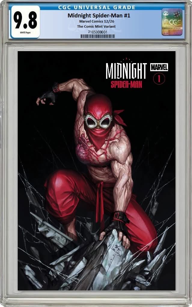 MIDNIGHT SPIDER-MAN #1 INHYUK LEE NYCC 2026 VARIANT LIMITED TO 800 COPIES CGC 9.8 PREORDER