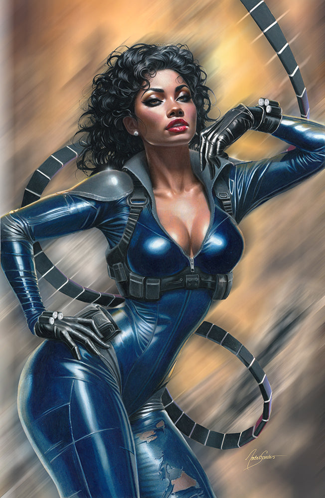 ABSOLUTE CATWOMAN #1 NATALI SANDERS VIRGIN VARIANT LIMITED TO 800 COPIES